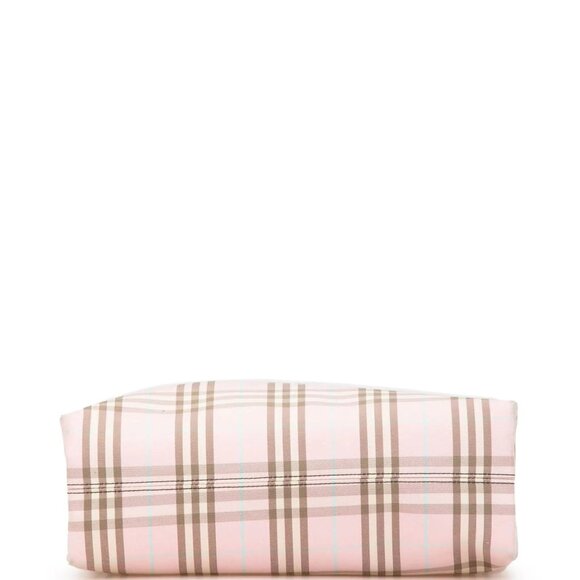 Authentic BURBERRY Pink 2000-2017 House Nova Check Cotton tote bag - Vintage - Picture 10 of 11